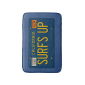 Surfs Up Retro 1969 Californisch Kenteken Surf Badmat (Voorkant Verticaal)