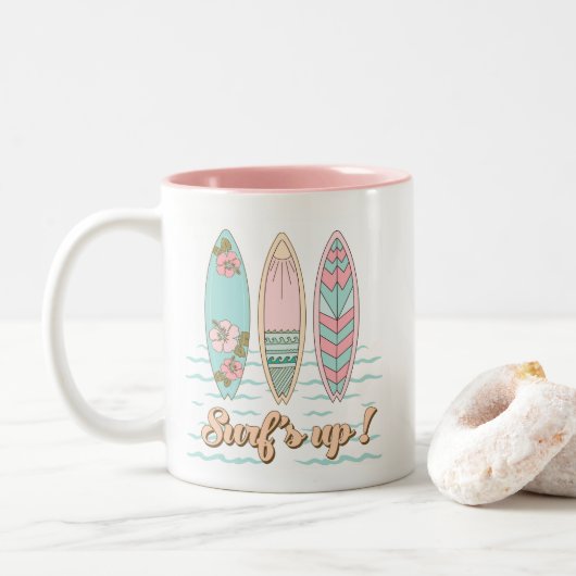 Surfs Up Surfboard Beach Mok (Met donut)