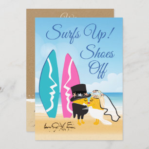 Surfs Up Wedding Invitations