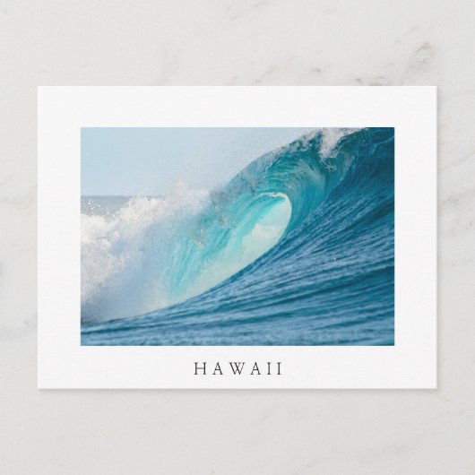 Surfschacht, Hawaii, wit briefkaart (Voorkant)