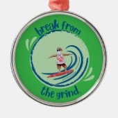 Surfsinterklaas Ornament (Voorkant)