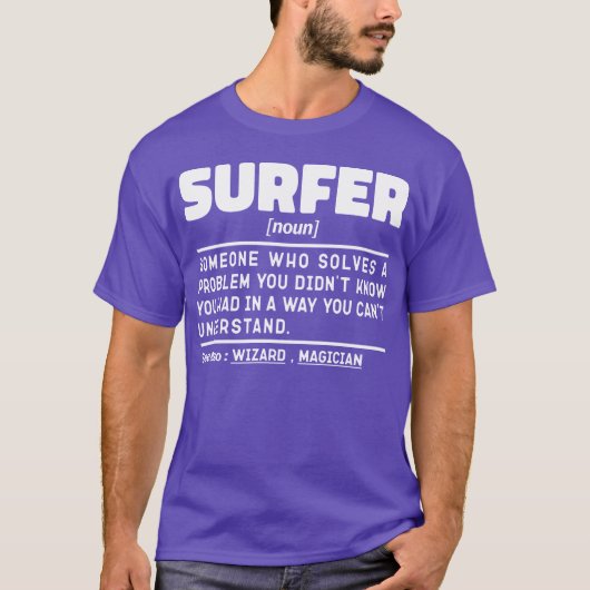 Surfster Zelfstandig Naamwoord Definitie Strand Su T-shirt (Voorkant)