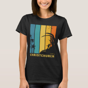 Surfstrand Christchurch Canterbury Nieuw-Zeeland T-shirt
