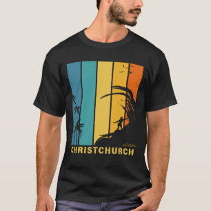 Surfstrand Christchurch Canterbury Nieuw-Zeeland T-shirt