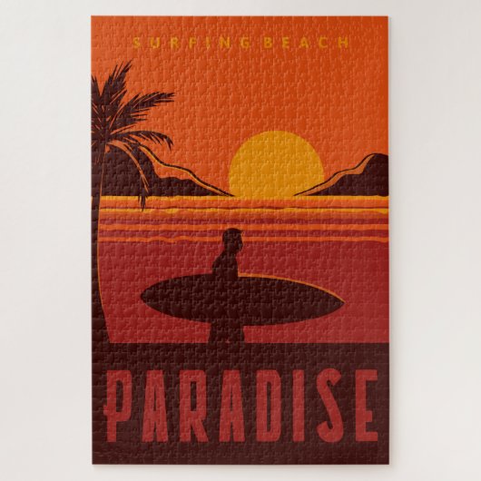 Surfstrand Paradise Legpuzzel (Verticaal)