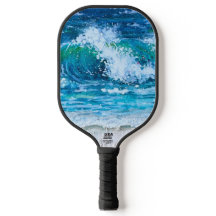 "Surft omhoog" Custom Pickleball Paddle