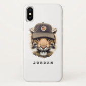 Surftijger | Jouw namen toevoegen Case-Mate iPhone Case (Achterkant)