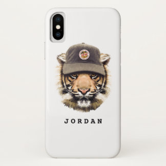 Surftijger | Jouw namen toevoegen iPhone X Hoesje