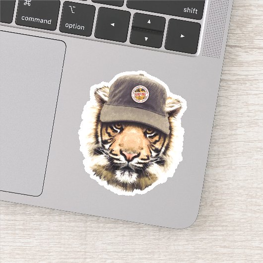 Surftijger Sticker (Detail)