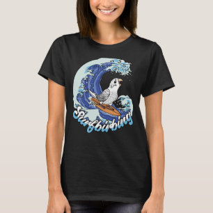 Surfvogels Parrot I White Budgie Budgerigar T-shirt