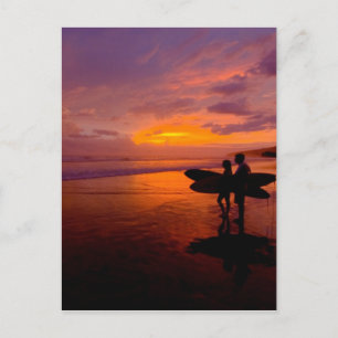 surfzonsondergang briefkaart