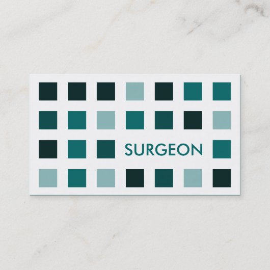 SURGEON (moskeesvierkantjes) Visitekaartje (Voorkant)