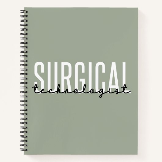 Surgical Technologist Med Surg Tech Surgery Tech Notitieboek (Voorkant)