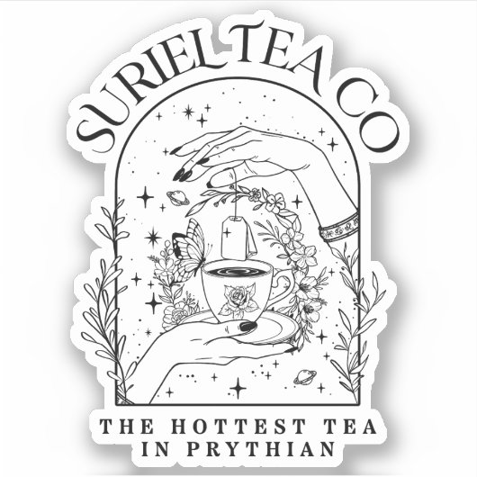 Suriel Tea Co Company ACOTAR Velaris 3WH1 Sticker (Voorkant)