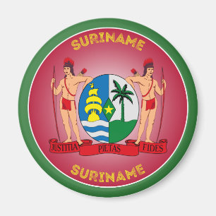 Surinaams Erfgoed Embleem Magneet