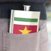 Surinaamse vlag flacon (Voorbeeld)