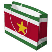 Surinaamse vlag groot cadeauzakje (Achterkant Gekanteld)