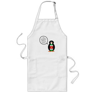 Surinaamse vlag met mevrouw Penguin Lang Schort