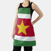 Surinaamse vlag schort (Insitu)