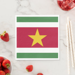 Surinaamse vlag servet