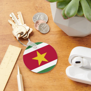 Surinaamse vlag sleutelhanger