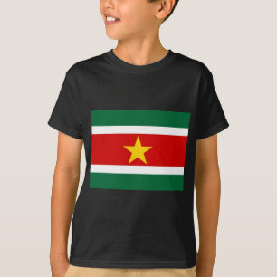 Surinaamse vlag t-shirt