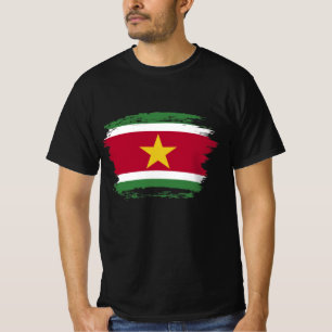 Surinaamse vlag t-shirt