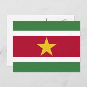 Surinaamse vlag, Vlag van Suriname Briefkaart