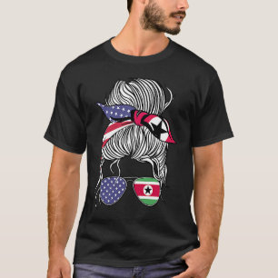 Suriname Amerikaanse Patriot Gegroeid Trots Vrouwe T-shirt
