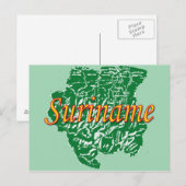 Suriname Briefkaart (Voorkant / Achterkant)