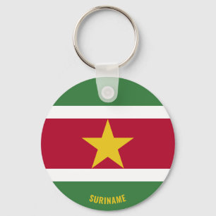 Suriname Flag Charming Patriottic Sleutelhanger