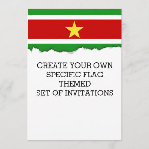 Suriname Flag   Kaart