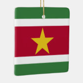 Suriname Flag Keramisch Ornament (Rechts)