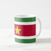 Suriname Flag Koffiemok (Voorkant rechts)