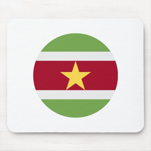 Suriname Flag Muismat (Voorkant)