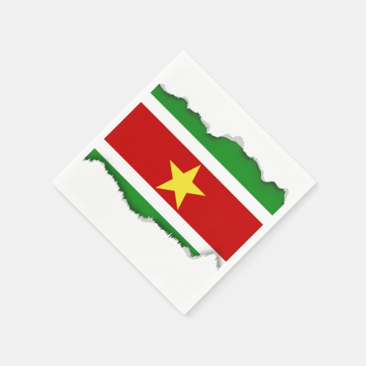 Suriname Flag | Servetten (Hoek)