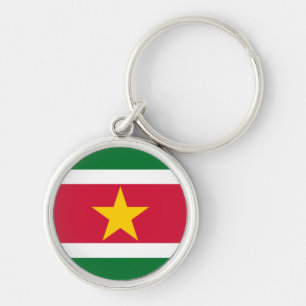 Suriname Flag Sleutelhanger