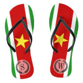 Suriname Flag | Teenslippers (Voetbed)