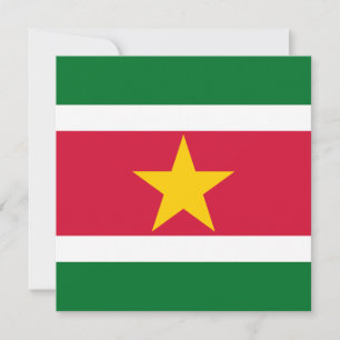 Suriname Flag Uitnodiging