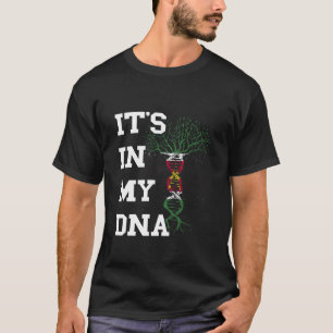 Suriname Het Zit In Mijn DNA Boom Molecuul Surinaa T-shirt