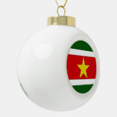 Suriname Keramische Bal Ornament (Links)