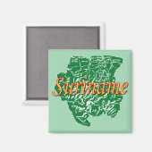 Suriname Magneet (Voorkant / Achterkant)