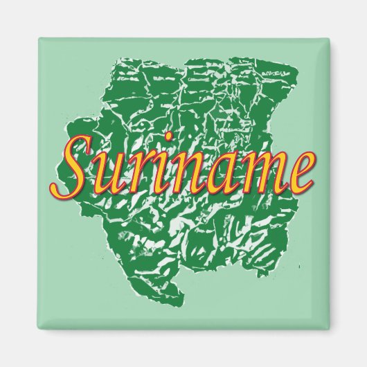 Suriname Magneet (Voorkant)