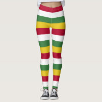Suriname National Flag Colors Horizontal Striped