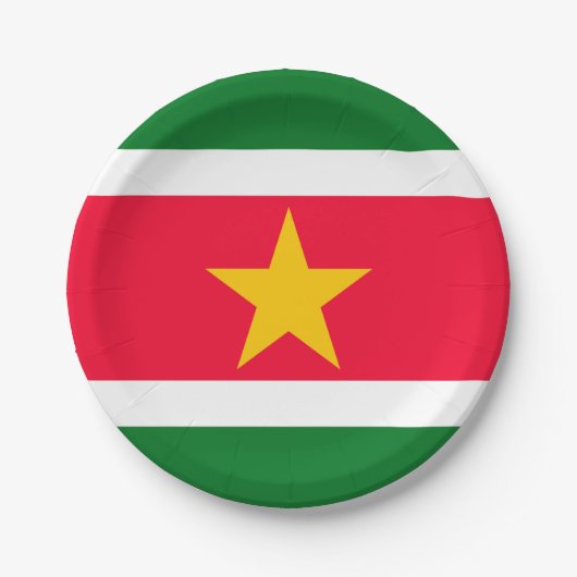 Suriname Papieren Bordje (Voorkant)