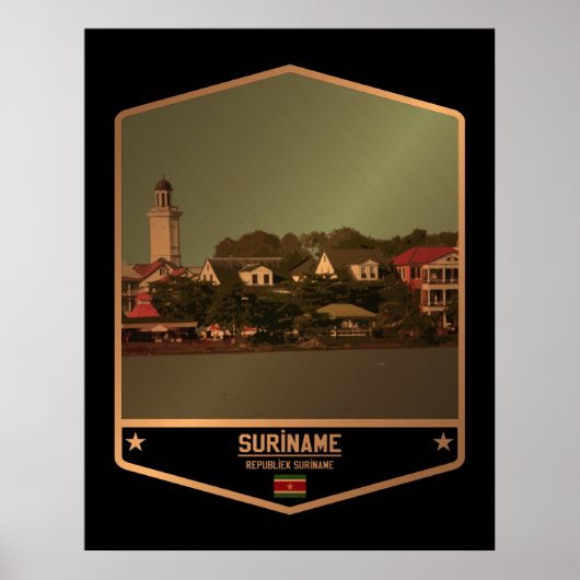 Suriname Poster (Voorkant)