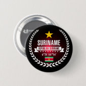 Suriname Ronde Button 5,7 Cm (Voorkant /achterkant)