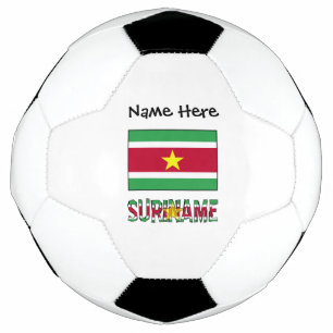 Suriname Surinaamse Vlag Persoonlijk Voetbal