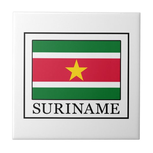 Suriname Tegeltje (Voorkant)