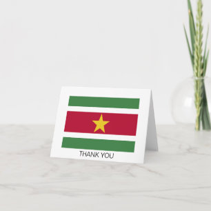Suriname Vlag Bedankkaart